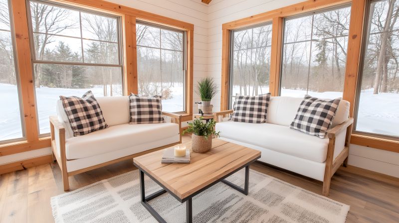 Relaxing Sunroom Space